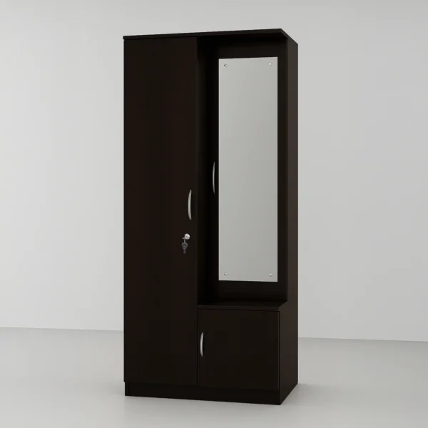 Orion Modern Single Door Wardrobe with Mirror & Dressing Table