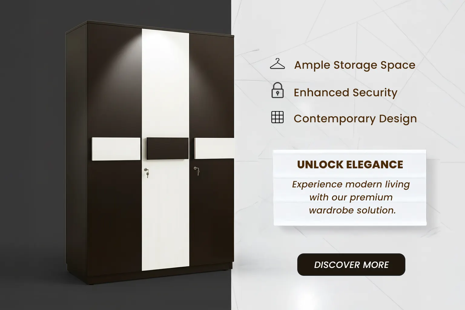 3 Door Wardrobe Offer Banner