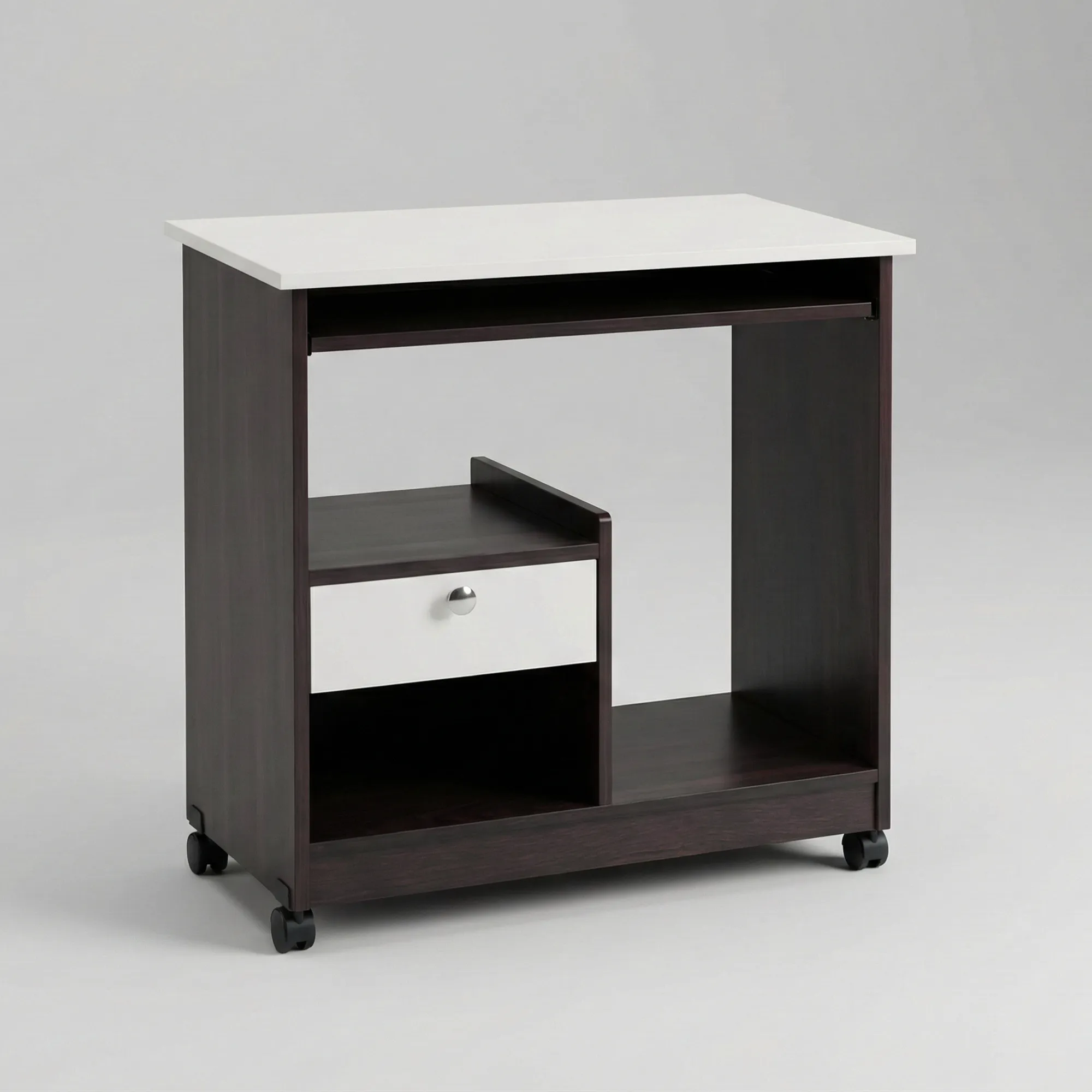 Nova GlideMate Computer Table | Compact Desk with Wheels