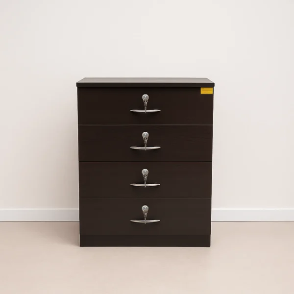 Veyron QuadLock Crockery Unit | Dark Wenge Drawer Storage Cabinet