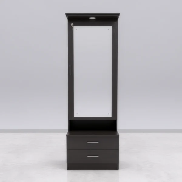 EbonyLight Slim Dressing Table with Mirror | Sai FurnTech