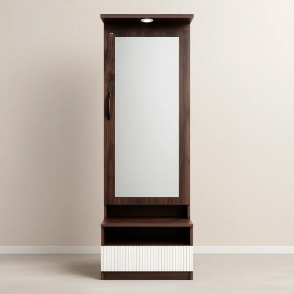 LumiRidge Slim Dressing Table with Mirror | Sai FurnTech