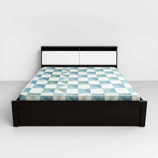 NoirPanel Black King Bed | Sai FurnTech