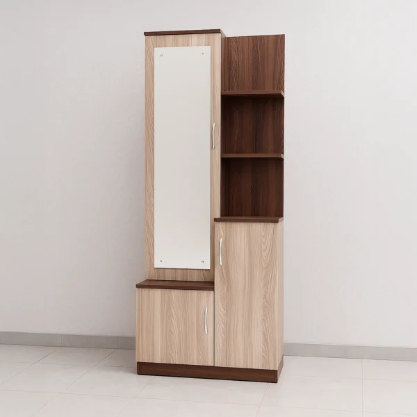 OakNest Dressing Table | Light Oak Mirror Dressing Unit