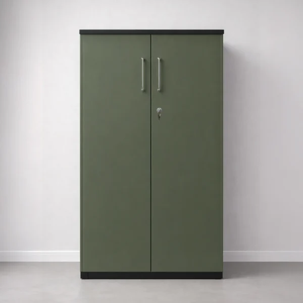 OlivaSafe 2 Door Wardrobe | Olive Green Almirah