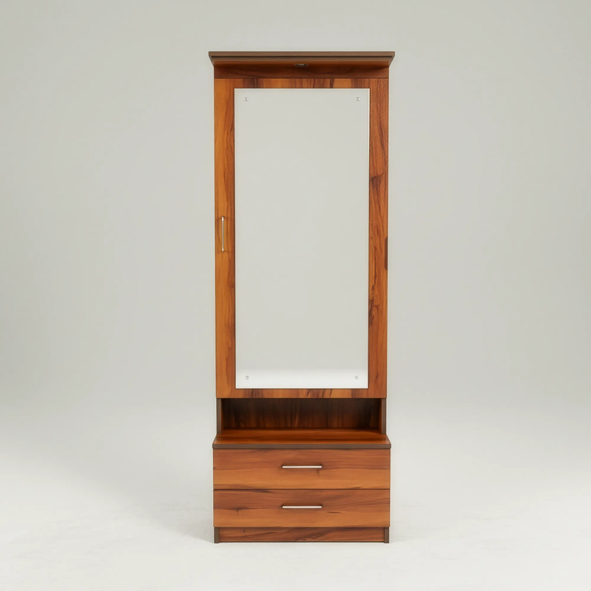 TeakVista Slim Dressing Table with Mirror | Sai FurnTech